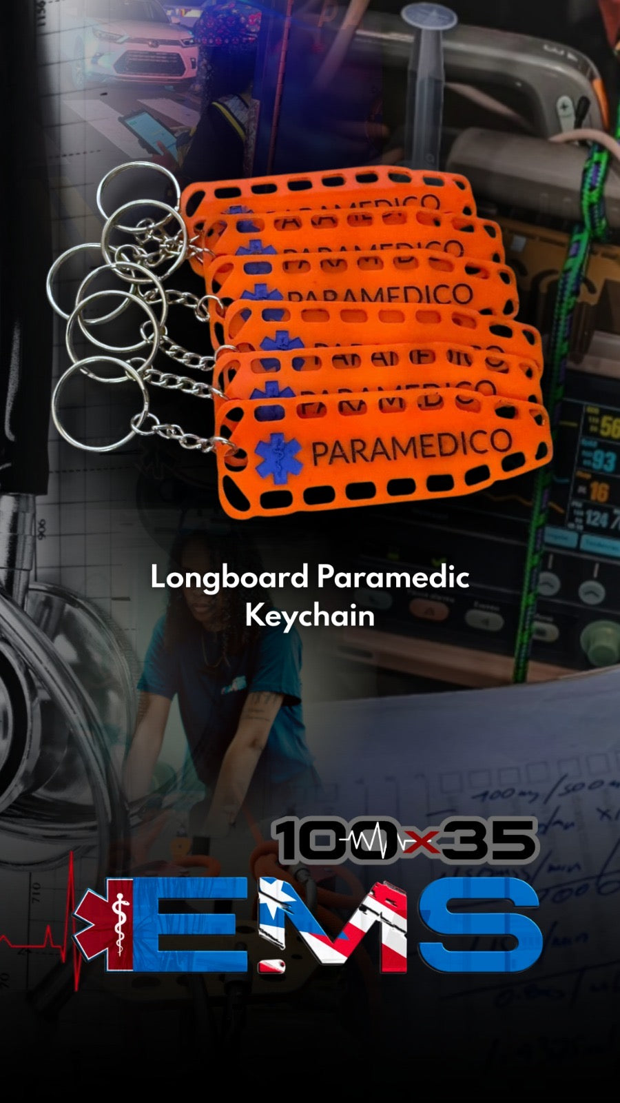 Llavero Longboard | EMS Longboard Keychain